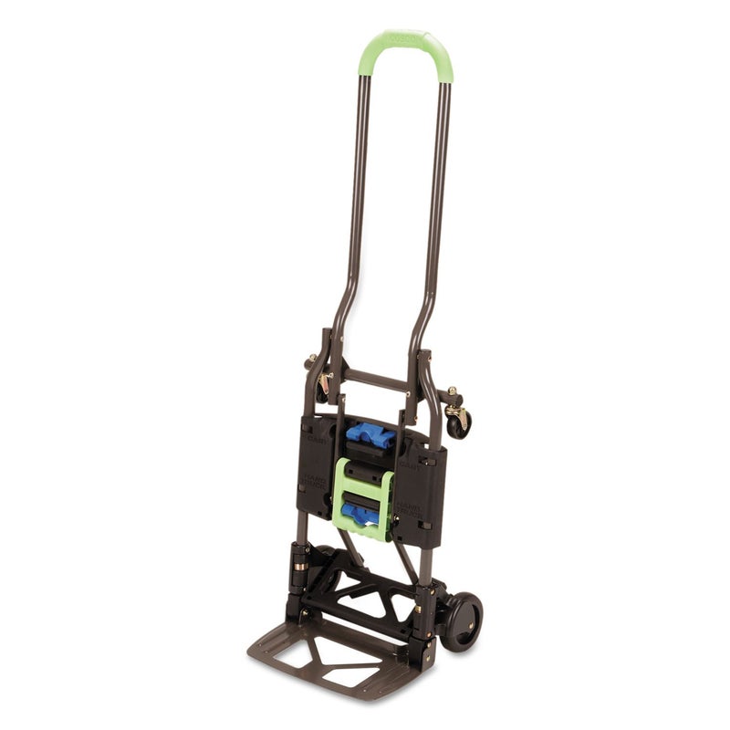 COSCO Shifter Multi-Position Folding Hand Truck and Cart, 300 lb. Weight Capacity, Green, 12222PBG1E - Image 4