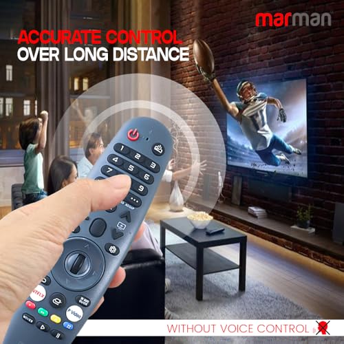 marman® Compatible with Lloyd Web OS Smart TV Remote Control Suitable for 4K Ultra HD LED FHD Tv 850D 850E Series Without Voice Command - Match Remote Key by Key with Existing Remote Control - Image 5