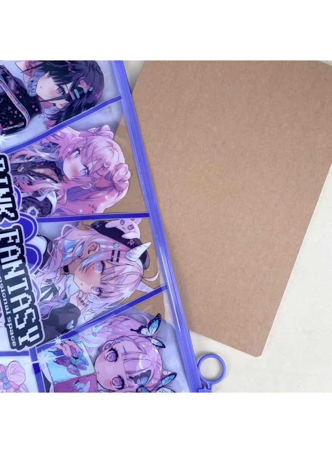 M&G Chenguang Pink Fantasy document folder with zipper - Size:A5 - 1pcs - No:ADM945S4 - Image 3