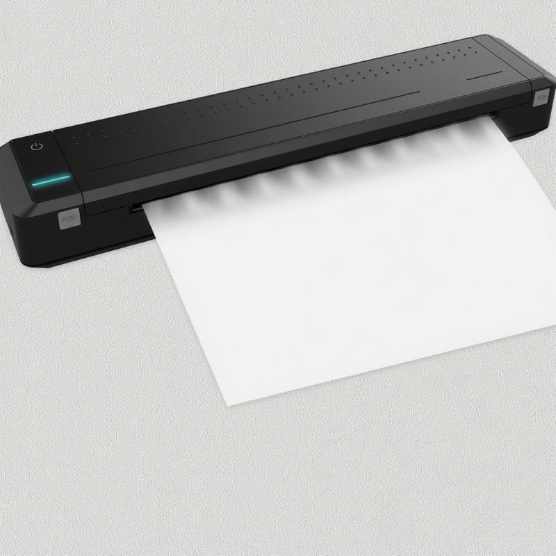 Portable Thermal Printer: Black 310x63.5x39.5mm 2000mAh Battery - High-Speed 15mm/S Printing Wireless Thermal Transfer Printer for Travel Business Office Study - Image 3