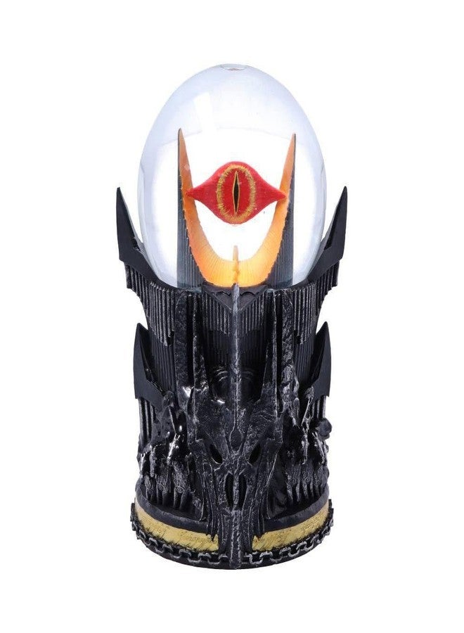 Nemesis Now Officially Licensed Lord of The Rings Sauron Snow Globe, Grey, 18cm - Image 1