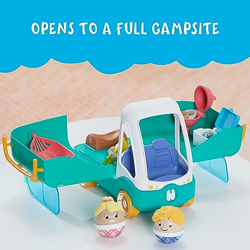 Playskool Weebles My Happy Camper - Weeble Wobble Preschool Toy for Toddlers, Campsite with Lights, Sounds and Song, for Kids Ages 12 Months and Up - Image 3