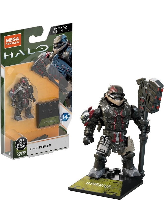MEGA CONSTRUX Mega Halo Heroes Construx Pro Builders Series 14 Hyperius Mini Figure - Image 3