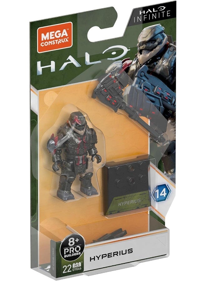 MEGA CONSTRUX Mega Halo Heroes Construx Pro Builders Series 14 Hyperius Mini Figure - Image 2