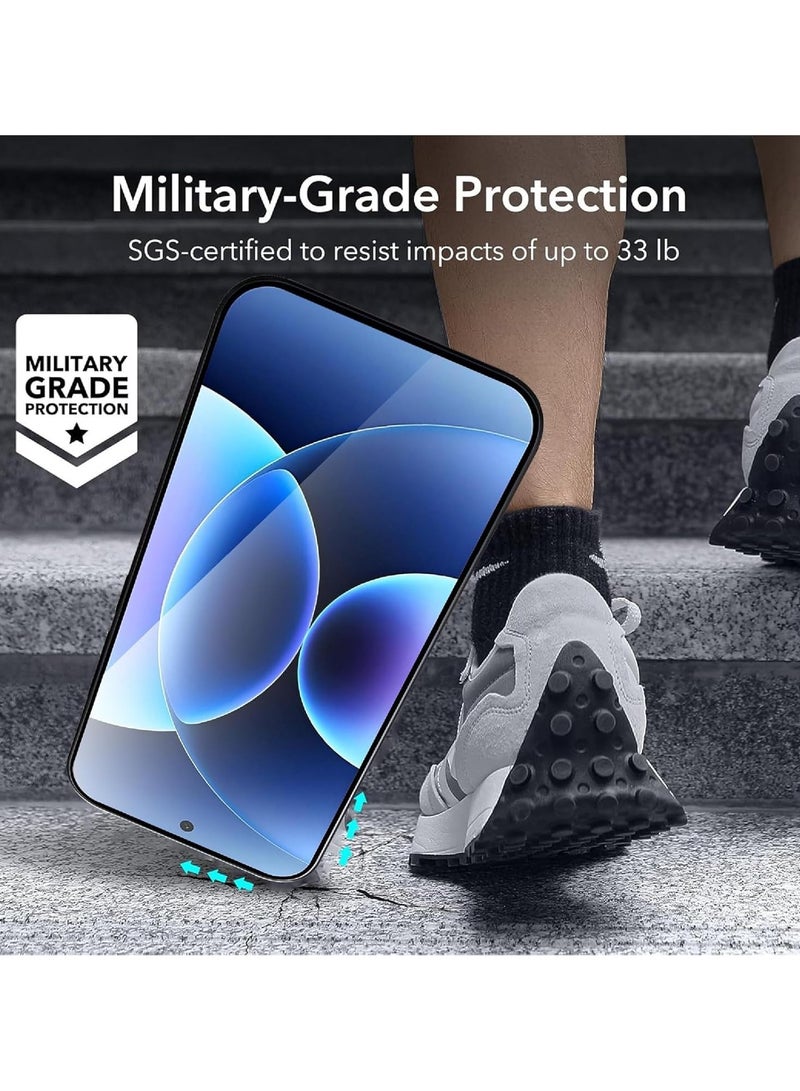 عام [3 قطع] حامي شاشة متوافق مع هاتف Xiaomi 17 Pro Max - زجاج مرن عالي النفاذية، فائق النحافة، متوافق مع الغطاء، حساسية عالية، مقاوم للخدوش، زجاج مقوى خال من الفقاعات - Image 5