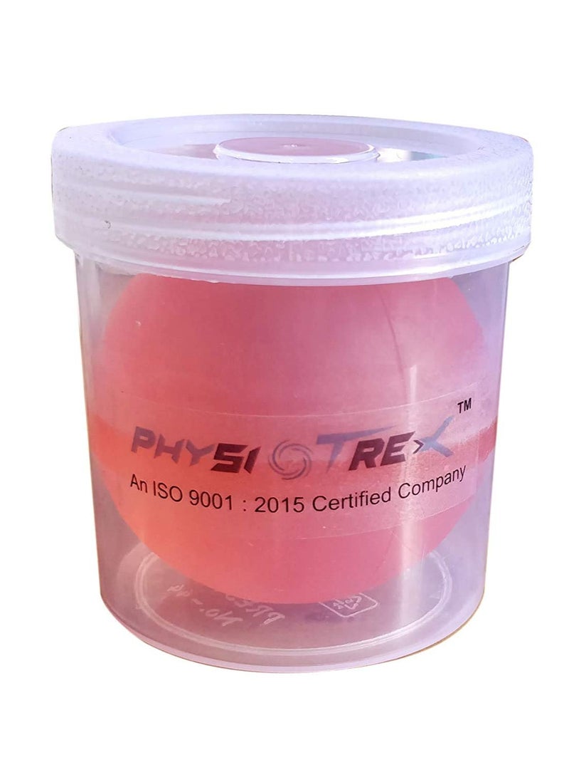 PHYSIOTREX Physio Gel Exercise Ball for Hand Therapy & Stress Relief - 100% Latex-Free Premium Gel Squeeze Ball for Finger Exercise & Arthritis Pain - Durable Hand Exerciser to Improve Strength & Grip (Red) - Image 4