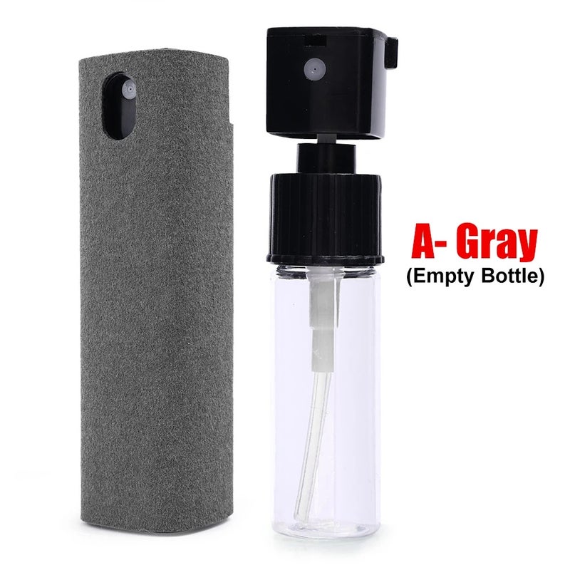 2in1 Microfiber Screen Cleaner Spray Bottle Set Mobile Phone Ipad Computer Microfiber Cloth Wipe Iphone Cleaning Glasses Wipes - Image 1