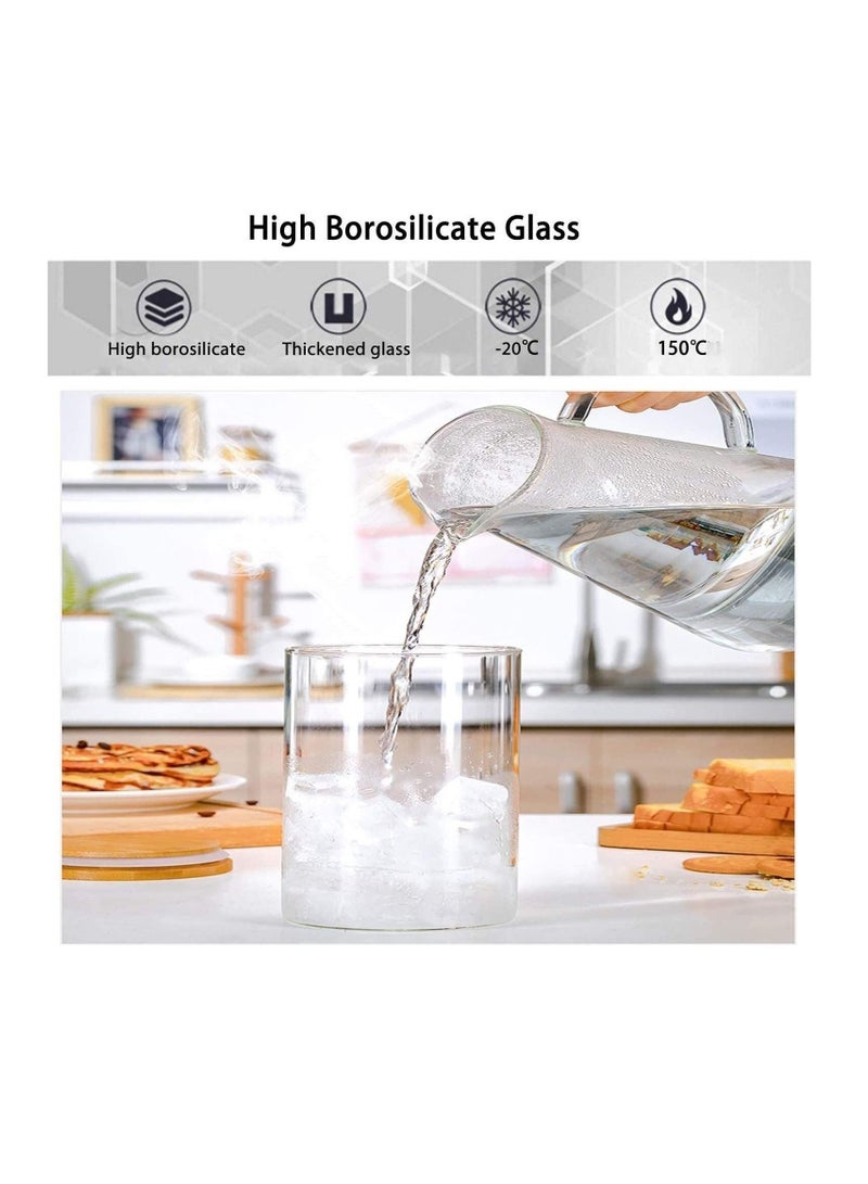 200ml Glass Jars with Bamboo Lids Silicon Ring Set of 12, Air Tight Kitchen Food Cereal Containers for Storage  - Image 3