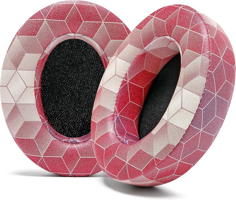 WC Wicked Cushions Replacement Ear Pads for Beats Studio 2 & 3 (B0501, B0500) Wired & Wireless | Does NOT Fit Beats Solo | Softer PU Leather, Enhanced Foam & Stronger Adhesive | Hex Red - Image 1