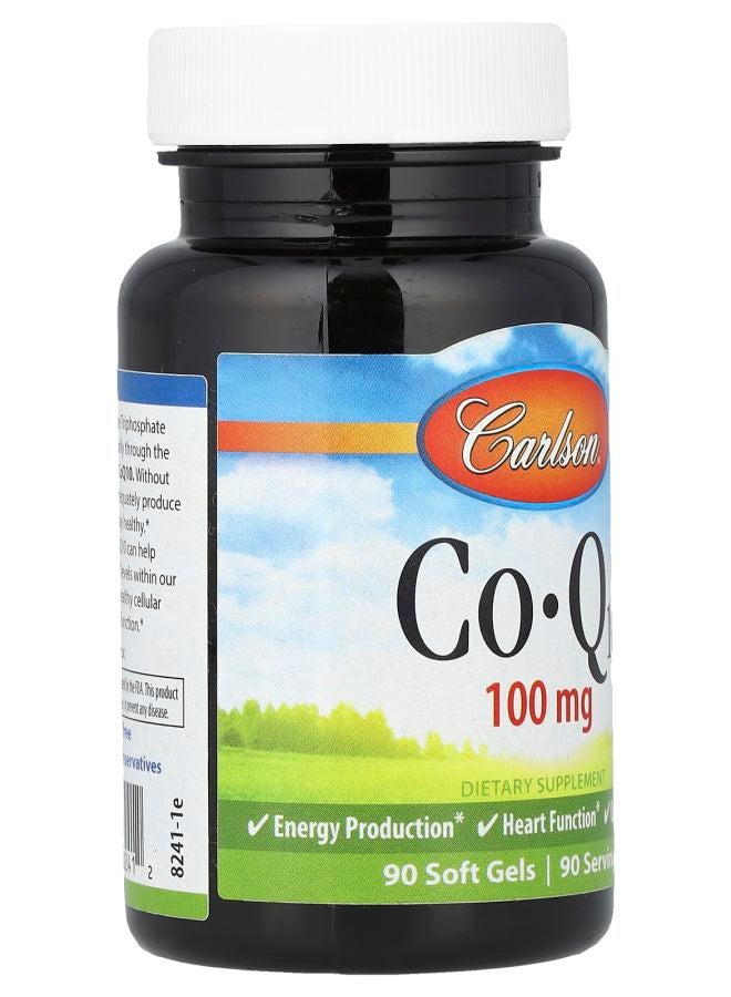 Carlson CoQ10 100 mg 90 Soft Gels - Image 2