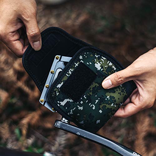 Granite أغطية دواسات دراجة بيضاء من جرانيت، أغطية دواسات للدراجة لحماية النقل، ضد التلف والخدوش أثناء التخزين والنقل، أغطية دواسات نيونبرين بسماكة 3 مم (كبير، تمويه أخضر) - Image 2