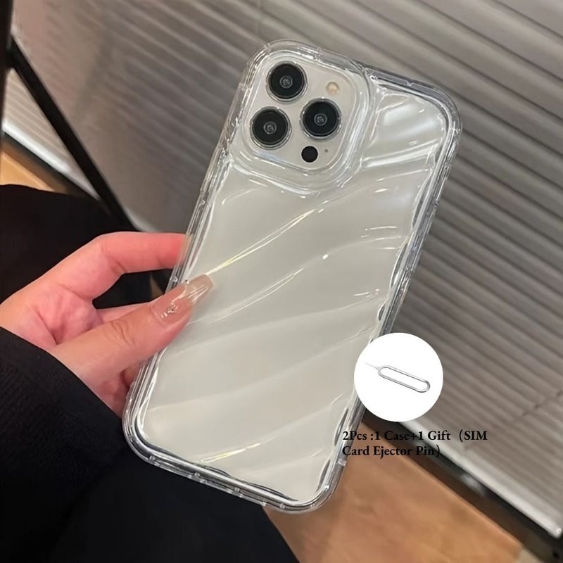 2 Pack Transparent Shock Resistant TPU Phone Case For Iphone 16 Pro Max With Sim Eject Tool - Image 4