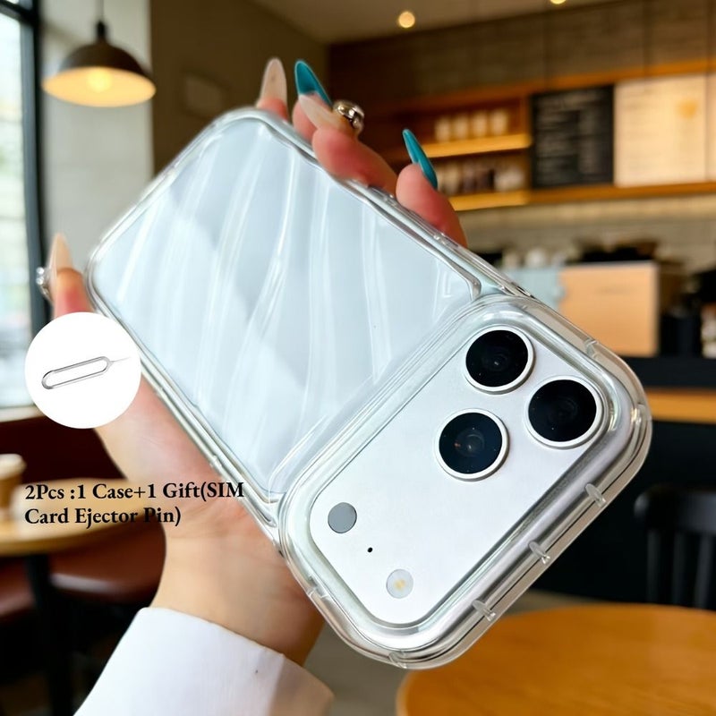 2 Pack Transparent Shock Resistant TPU Phone Case For Iphone 16 Pro Max With Sim Eject Tool - Image 5