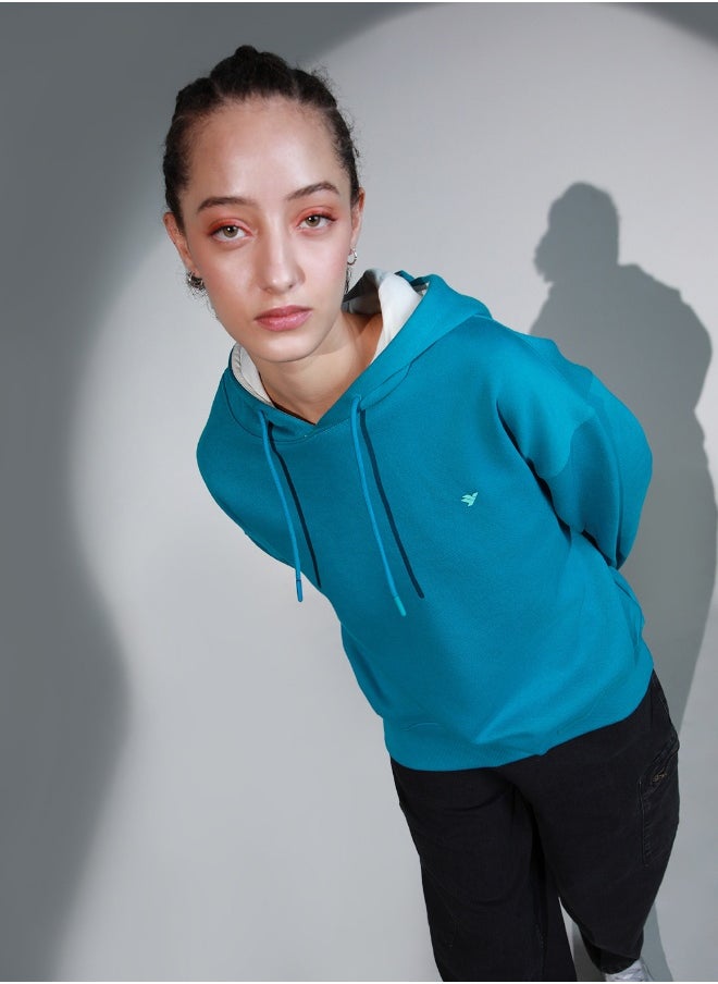 Hubberholme Blue Sweatshirt For Women  - Image 2