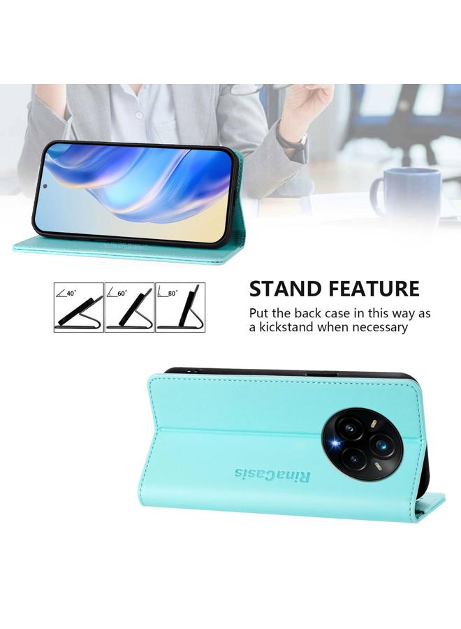 اس-توب جراب هاتف Realme 14 Pro+ 5G RC01 من الجلد ثنائي الطي مع خاصية الشفط المغناطيسي بتقنية RFID - Image 3