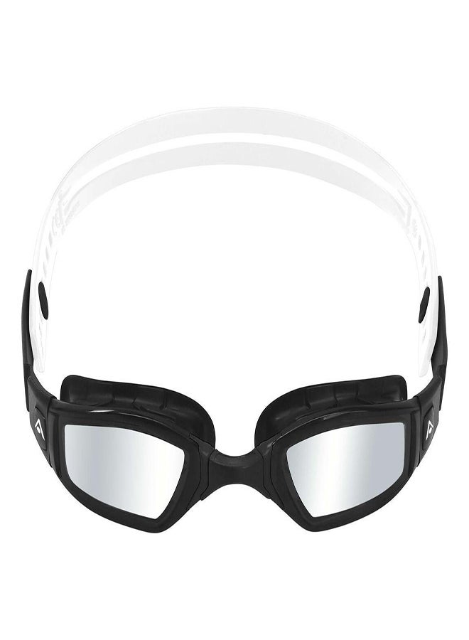 Aqua Sphere Ninja Titanium Mirror Lens - Black/White Silver