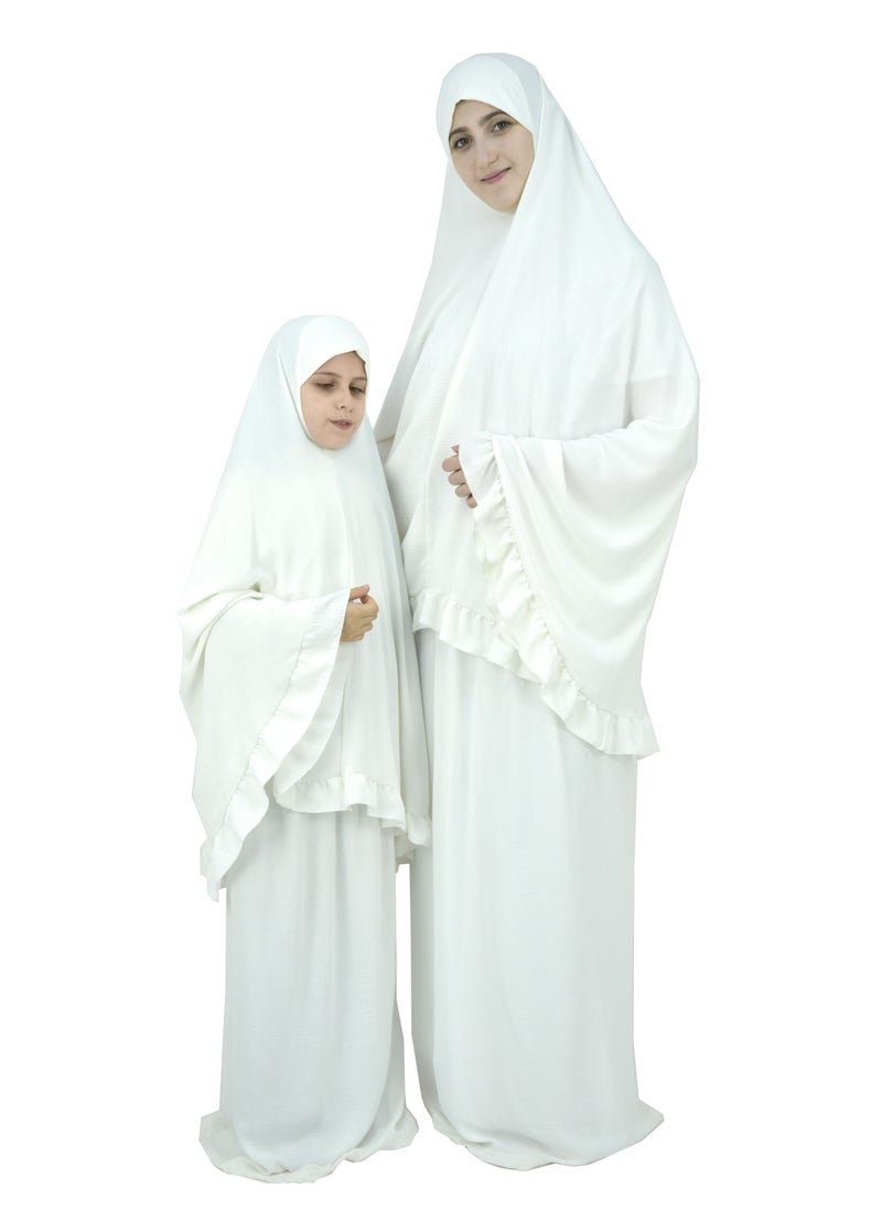 Two Piece Islamic prayer dress for girls kids and women -Prayer Clothes for girls and Muslim Women-Prayer Abaya For women and girls kids- Umrah essentials for women -Prayer dress women - pzsku/Z07858B16841763CF3043Z/45/_/1715286130/b3a2e584-47cf-4830-8dd9-d18874a12006