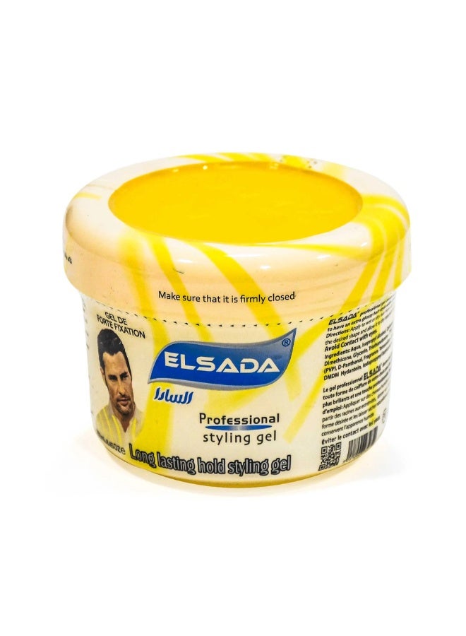 السادا جل تصفيف شعر احترافي تثبيت قوي طويل الأمد 250 مل – مظهر ثابت ولمعان طبيع