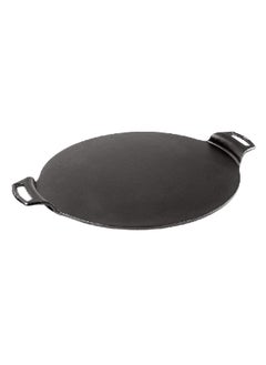 LODGE Seasoned Dual Handle Rimless Design Cast Iron Pizza Pan Black 15 inch BW15PP  - Image 1