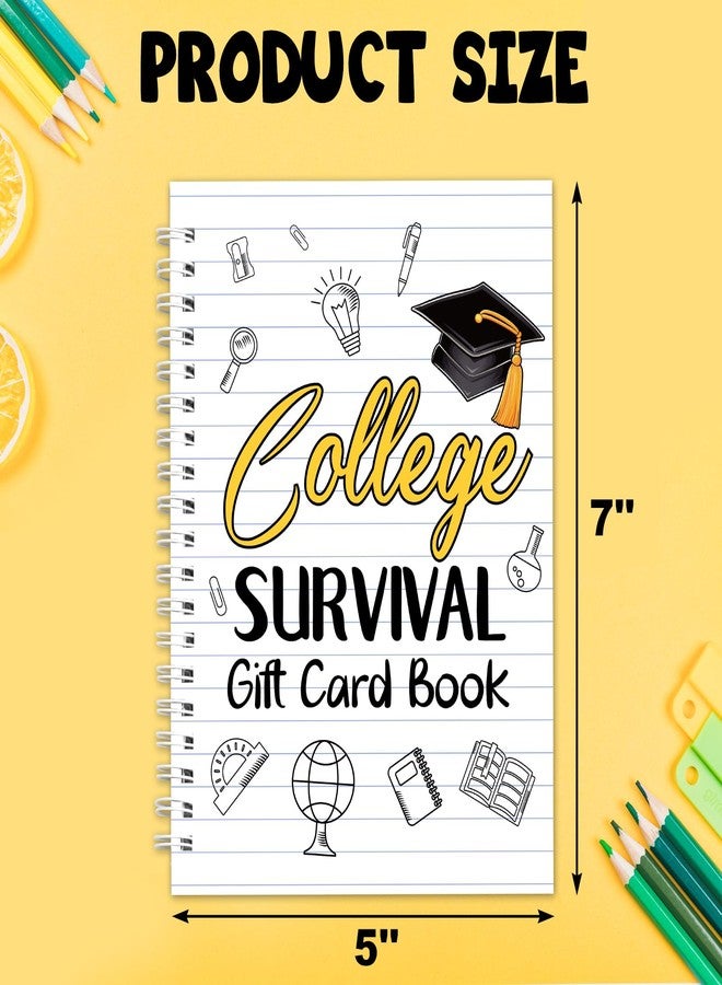 Fancy Land College Survival Gift Card Book Graduation Gift Card Holder 2026 High School Graduation Gifts 7 x 5 Inch - Image 5