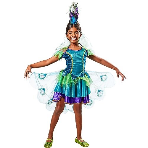 Rubies Girl's Peacock Costume Dress, Small - Image 5