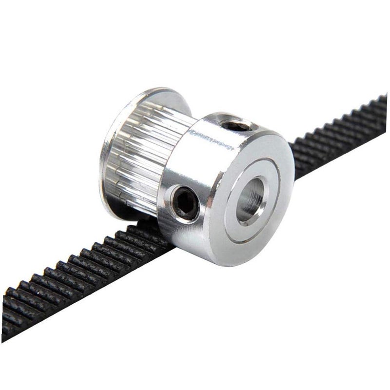 3Dman GT2 Pulley 20 Teeth 5mm bore for 6mm Width 20T Timing Belt Pulley Wheel Aluminum for 3D Printers - 10 PCS - Image 3