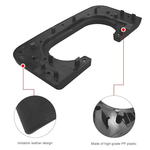 UCkasayfy Center Console Cup Holder Armrest Compatible with Ford F250 F350 F450 F550 1999-2010 Black(Hard Plastic NOT Padded) - Image 4