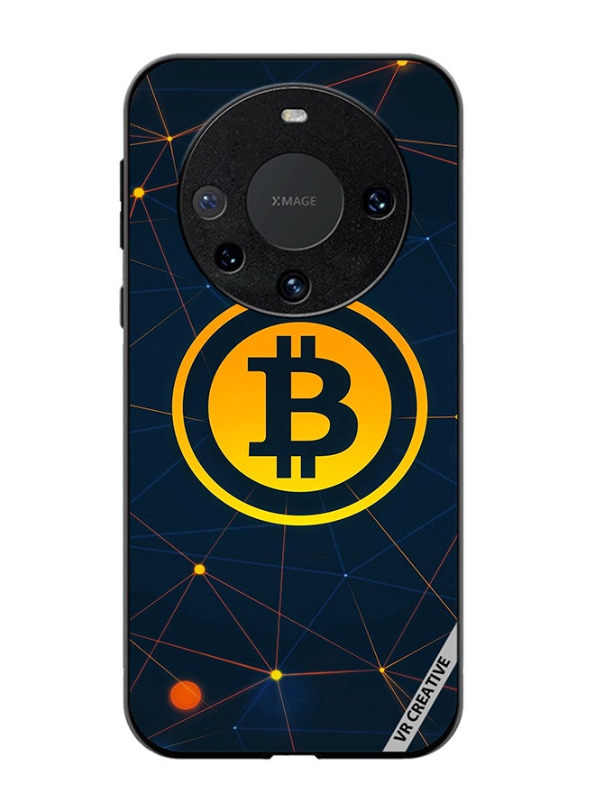 VR CREATIVE Protective Case Cover For Huawei Mate 60 Pro Plus Bitcoin Design Multicolour - Image 1