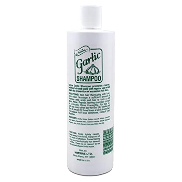 Nutrine Garlic Shampoo 16 oz. Unscented (3-Pack) - Image 2
