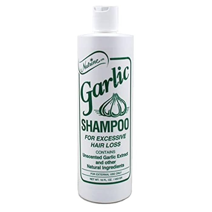 Nutrine Garlic Shampoo 16 oz. Unscented (3-Pack) - Image 3