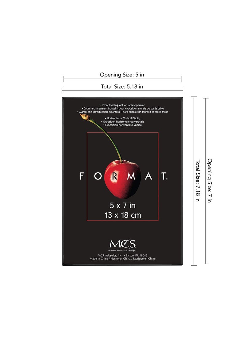 MCS MCS Format Picture Frames  Gallery Wall Frames  Black  5 x 7  12-Pack  - Image 3