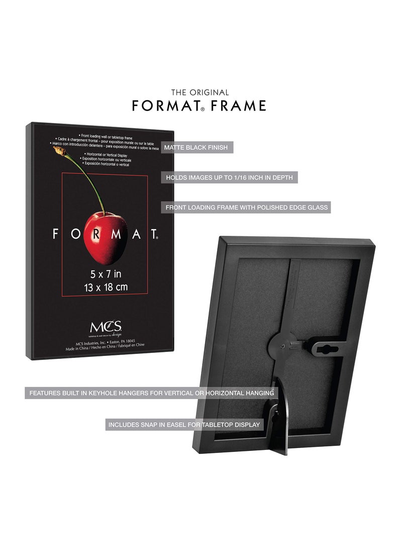 MCS MCS Format Picture Frames  Gallery Wall Frames  Black  5 x 7  12-Pack  - Image 4