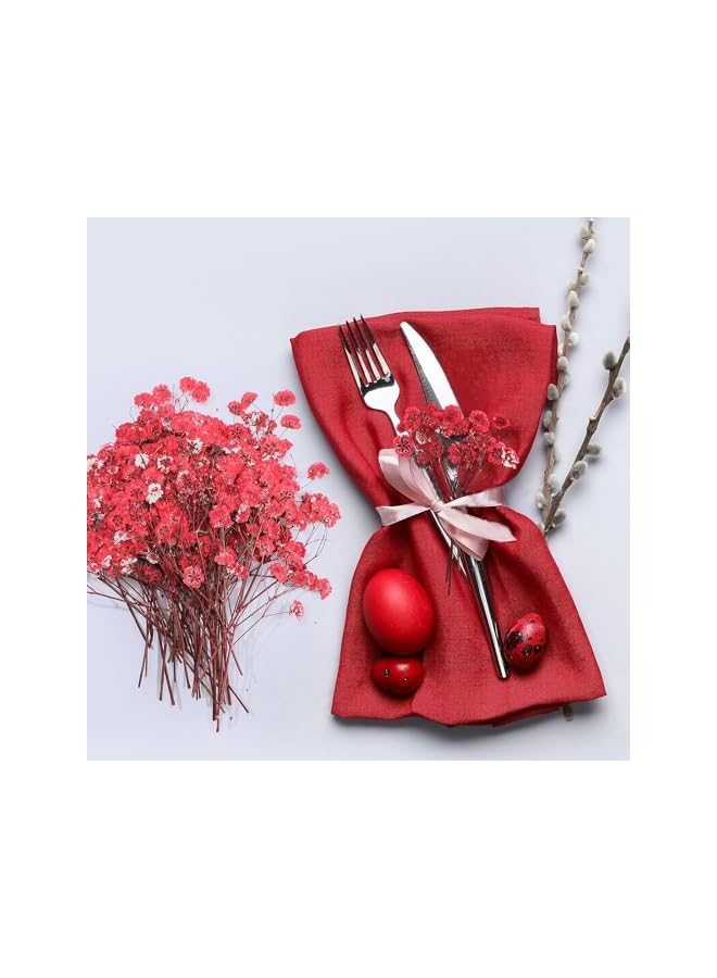 The Bros Mini Dried Baby's Breath Flowers, 60 Pcs Dried Pressed Flowers 1.97-3.15 Inch Mini Natural Branches Bouquet for Wedding DIY Card Home Party Decor Vase Table Craft Decor - Image 5