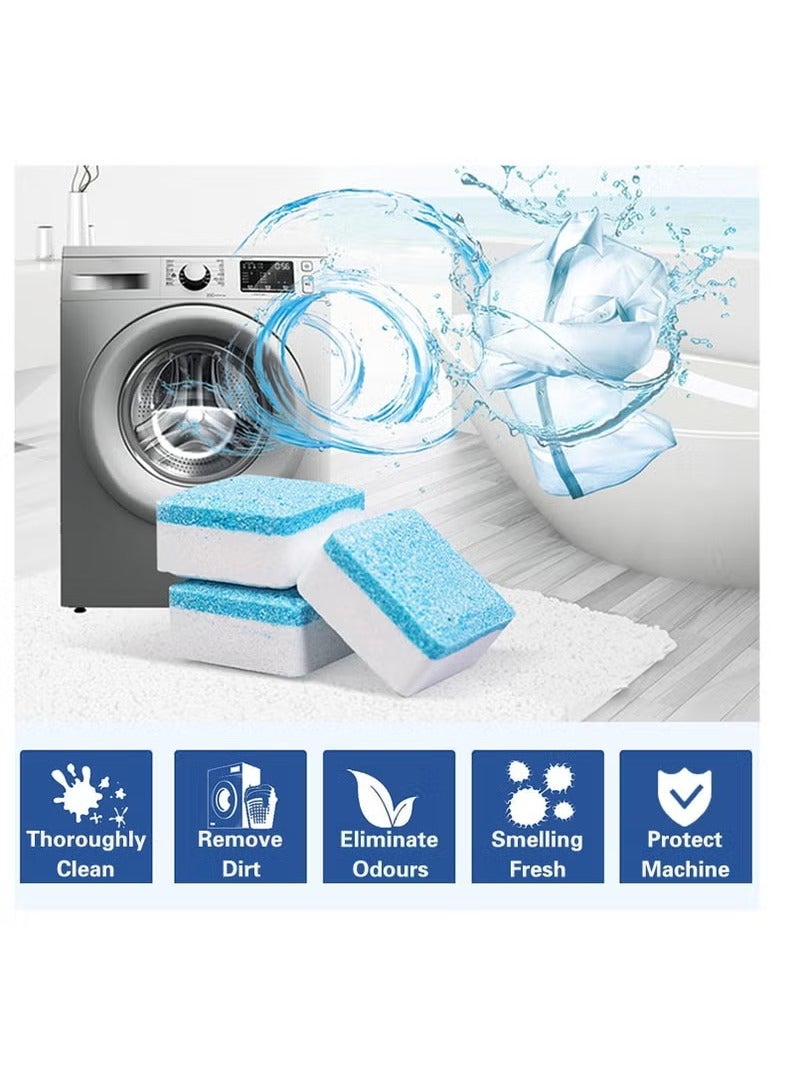 Pack of 20 washing machine cleaning tablets, front-loading, deep-cleaning, and top-loading washing machines  - Image 5