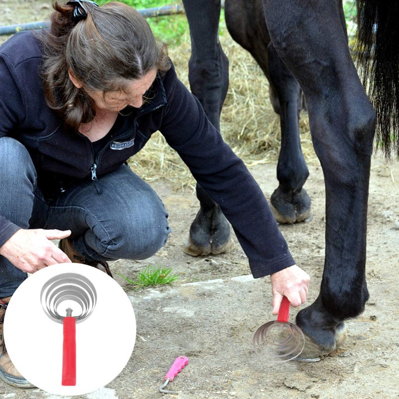 Garneck 1pc Six Circles Currycombed Horse Scratching Brush Itching Brush Scratching Brush for Horse Professional Hair Comb Hair Shedding Comb Horse Accessory Horse Comb Livestock Comb - Image 4