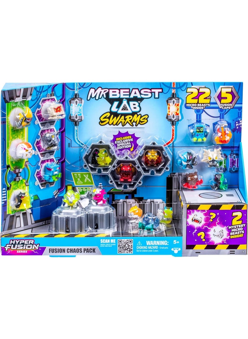 MrBeast Lab Swarms Series 3 Fusion Chaos Pack – Collectible Mystery Figures Mega Set for Kids & Collectors - Image 1