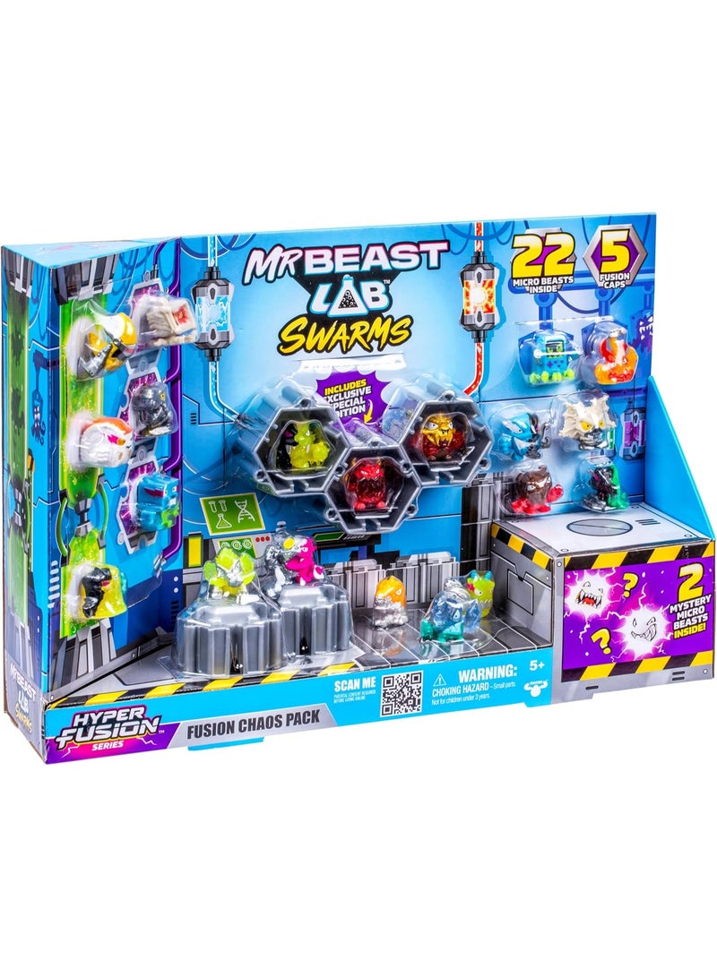 MrBeast Lab Swarms Series 3 Fusion Chaos Pack – Collectible Mystery Figures Mega Set for Kids & Collectors - Image 2