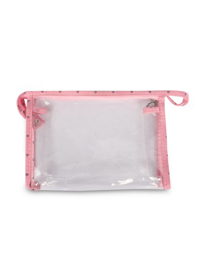 NFI essentials NFI essentials 3 Pcs. Cosmetic Pouch Makeup Pouch Vanity Bag Travel Organizer Toiletry Pouch for Women Zippered Pouch Set, Large, Medium, Small Makeup Bag  - Image 5