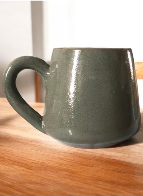 300ml ceramic and earthenware mug, each piece is unique, microwave safe