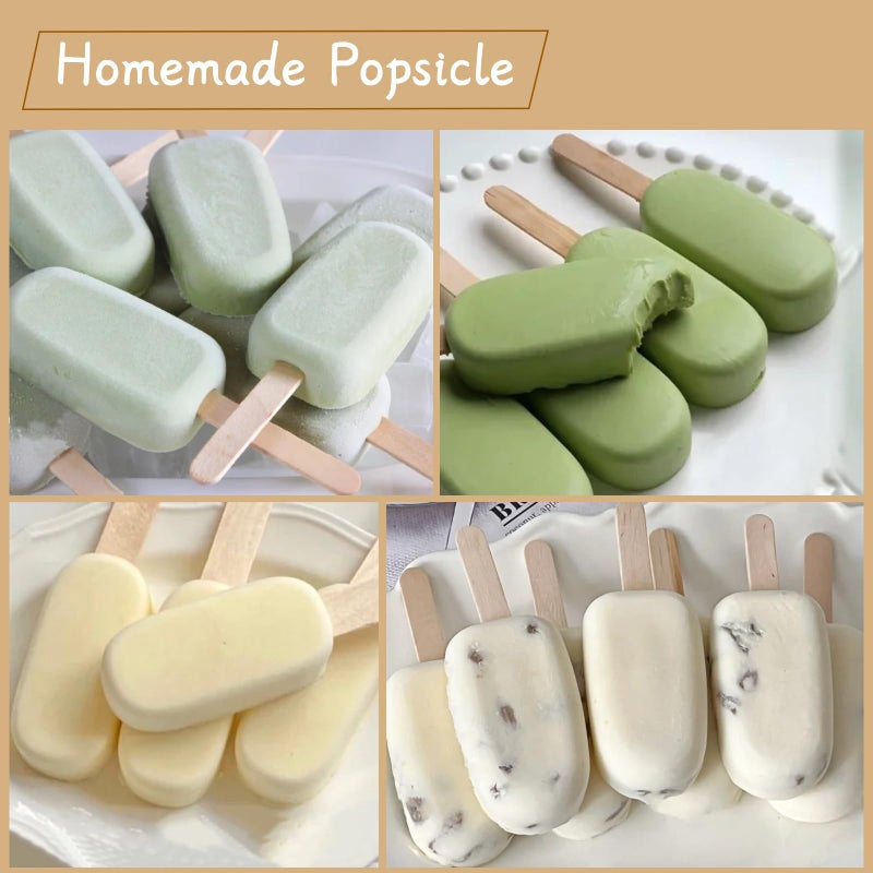 KTOJOY 100Pcs Jumbo Wooden Craft Sticks Popsicle Stick 6” Long x 3/4”Wide Treat Ice Pop for DIY Crafts，Home Art Projects, Classroom Supplies - Image 3