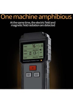 SYOSI Portable Geiger Counter Nuclear Radiation Detector, Digital Dosimeter Monitor with High Sensitivity and Alarm, Nuclear Radiation Detection Device  - Image 3