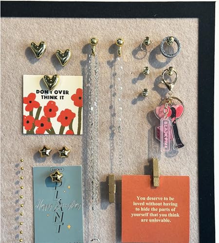 KEYDUACU 100 Pcs Gold Push Pins Set, Metal Thumb Tacks, Decorative Push Pins for Cork Board with Hook Clip, 6 Style Office Accessories for Map - Image 3