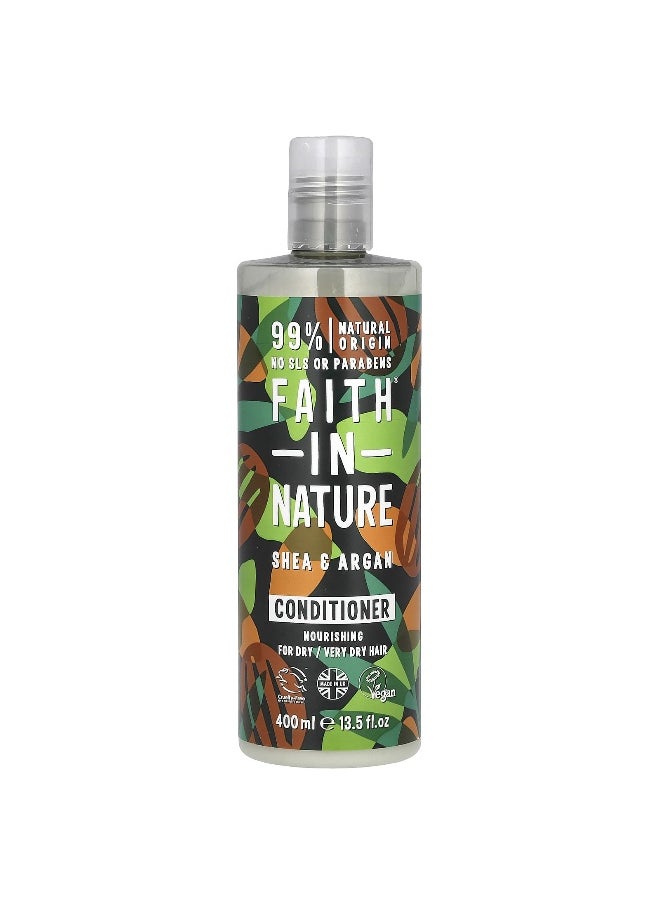 Faith in Nature Faith in Nature, Conditioner, For Dry/ Very Dry Hair, Shea & Argan, 13.5 fl oz (400 ml)  - Image 1