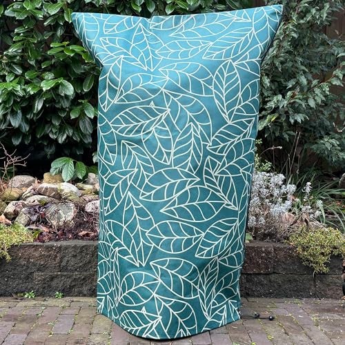 UB-STORE Plant Covers Freeze Protection 32"x47" in 2 Pack | Green Winter Frost Blankets for Outdoor Plants | Reusable Garden Cover Bags with Zipper Drawstring | Cold Weather Shrub Protection Cloth - Image 2