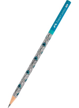 Faber Castell Pencil Peacock Pattern 