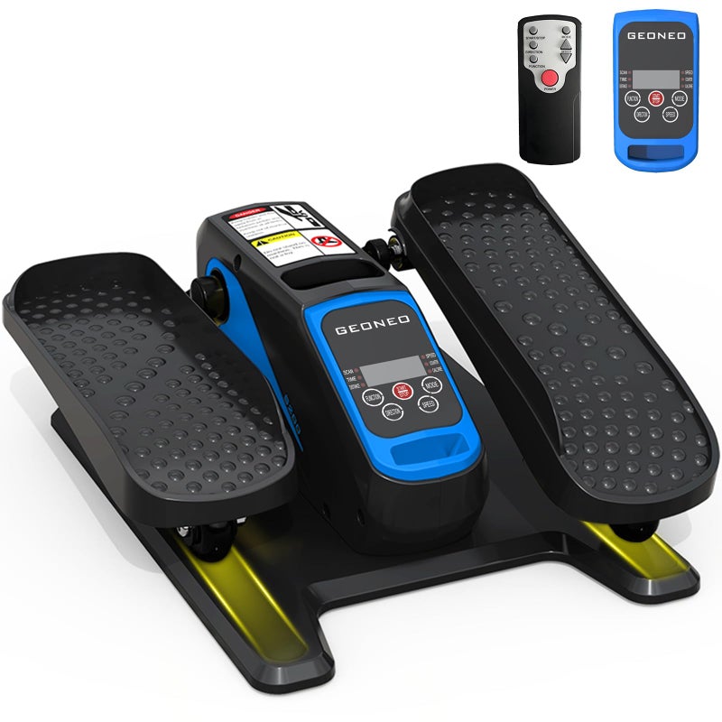 GEONEO Under Desk Elliptical Machine, Electric Elliptical Exerciser for Senior, Quiet and Small Electric Seated Pedal Exerciser for Home with Remote Control and 12 Adjustable Speeds - Image 1