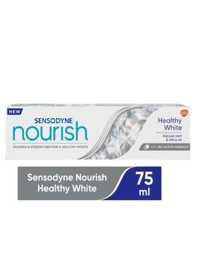 Sensodyne Sensodyne Nourish Healthy White Toothpaste with Natural Mint and Citrus Oil 75 ml  - Image 1