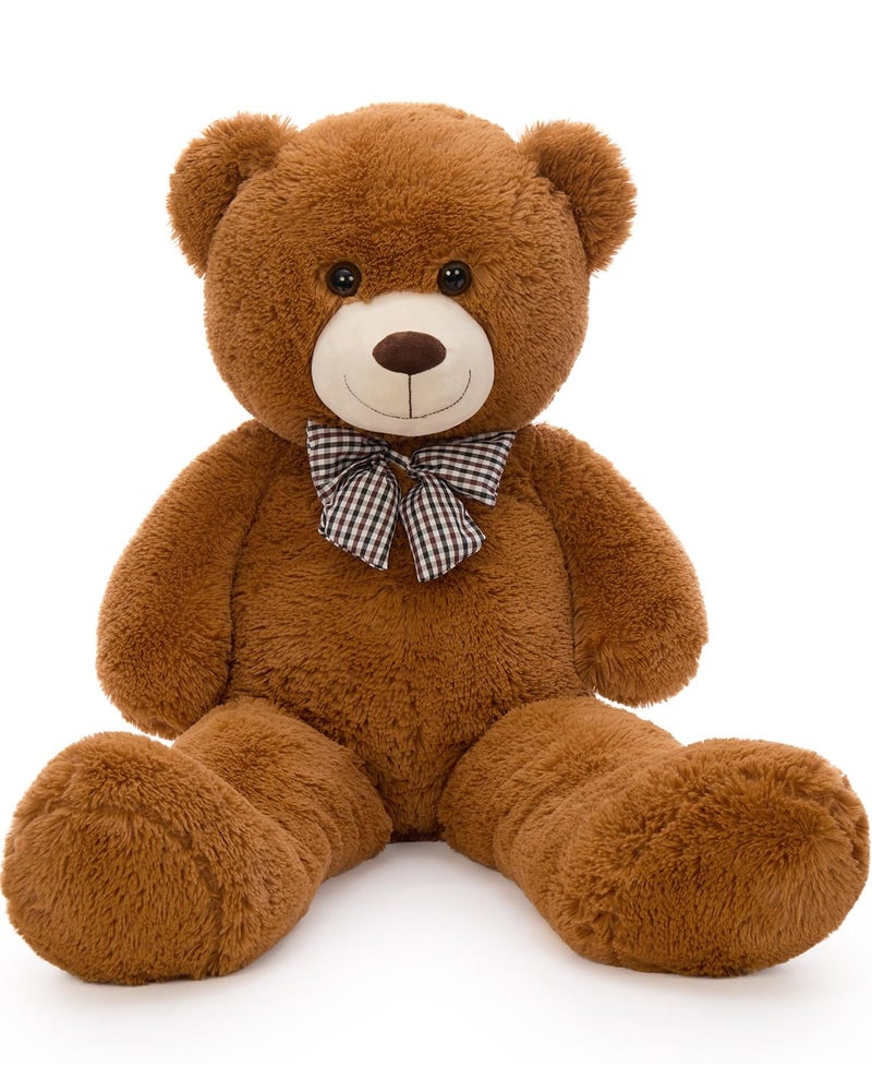 MaoGoLan Giant Teddy Bear Plush Toy Ultra Soft Cute Large Stuffed Animal 39 inches Perfect for Baby Showers Birthdays Valentines Day Gifts Kids Couples FamilyDark Brown - Image 2