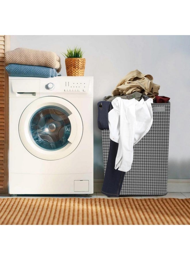 shibui Shibui Stylish Foldable Laundry Bags Basket Hamper with Durable Handle for Everyday Chic Organization. (Pack of 1, HST Grey)  - Image 5