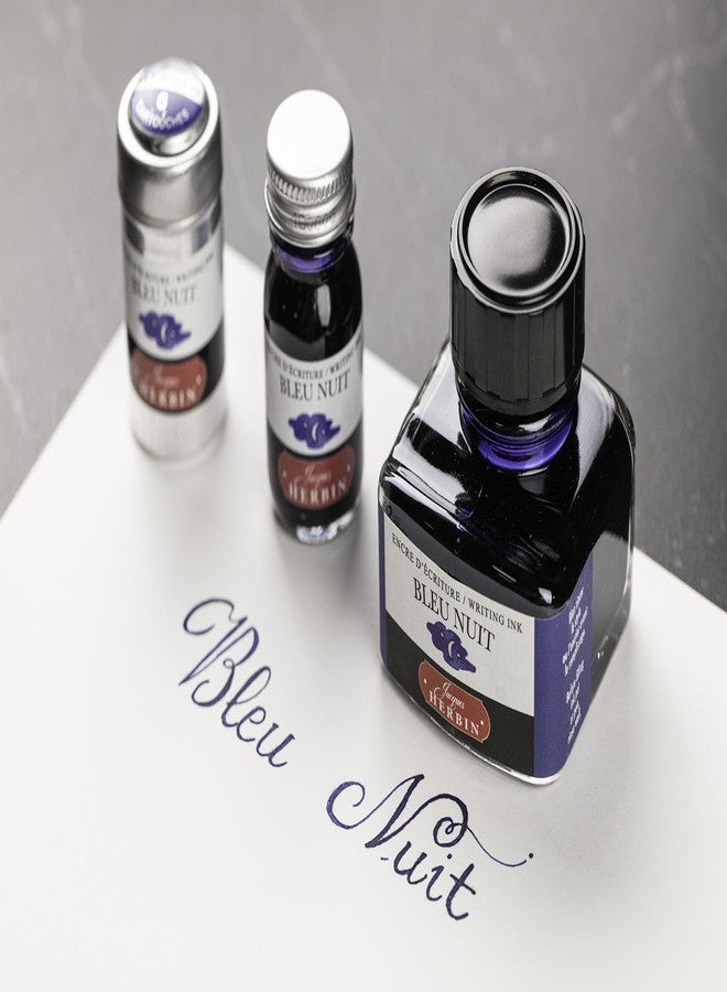 Jacques Herbin Herbin"D Ink Bottle (Bleu Nuit - 30ML) 13019T - Image 4